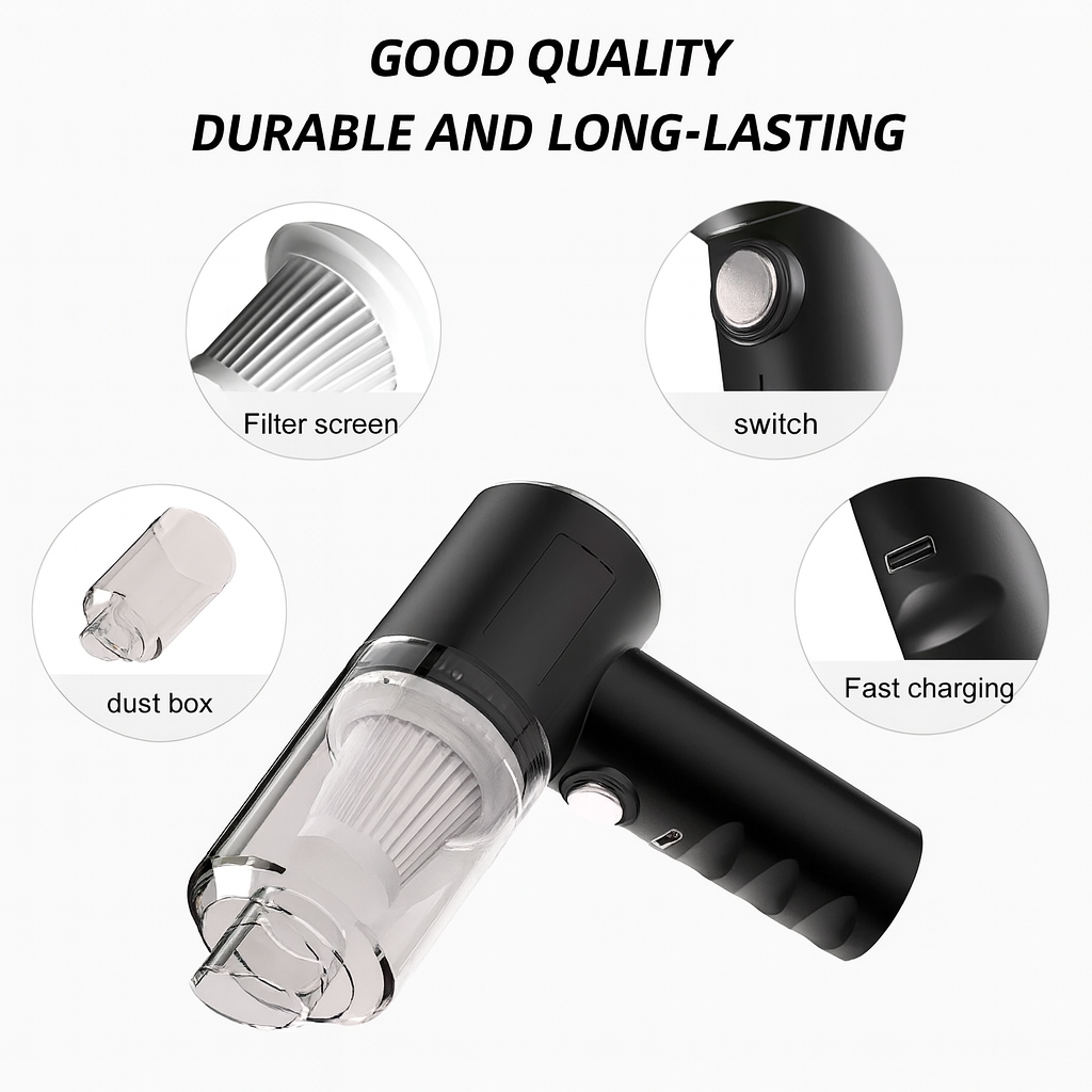 Handheld Car Detailing Vacuum Cleaner