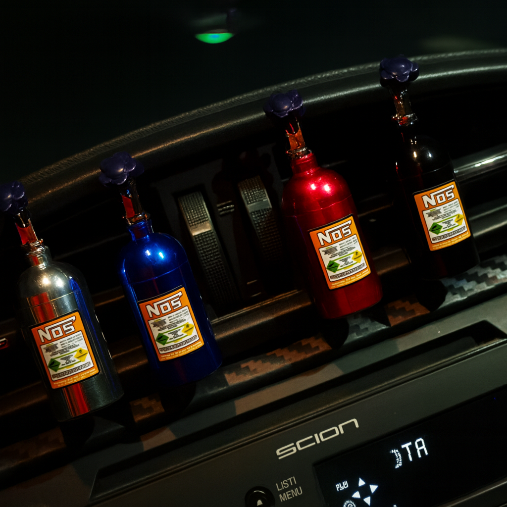 NOS Bottle Car Air Freshener