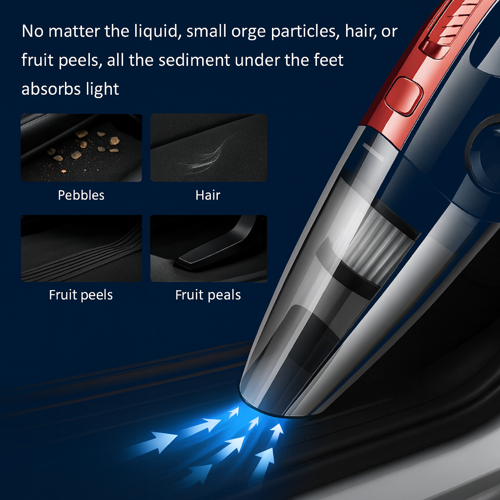 Portable Car Vacuum Cleaner in set