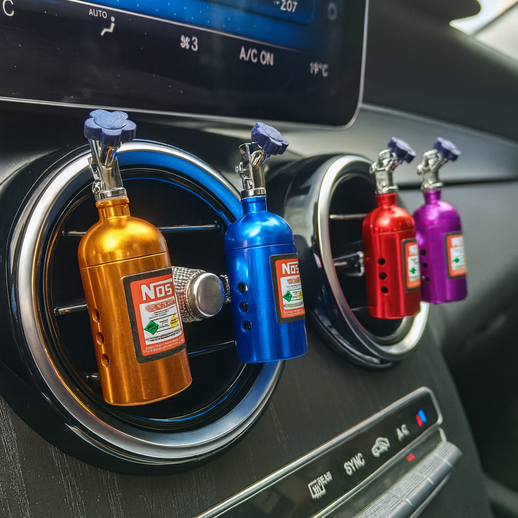 NOS Bottle Car Air Freshener