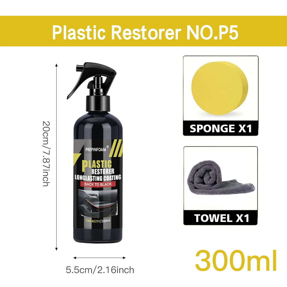 Plastic Restorer Kit – Back to Black