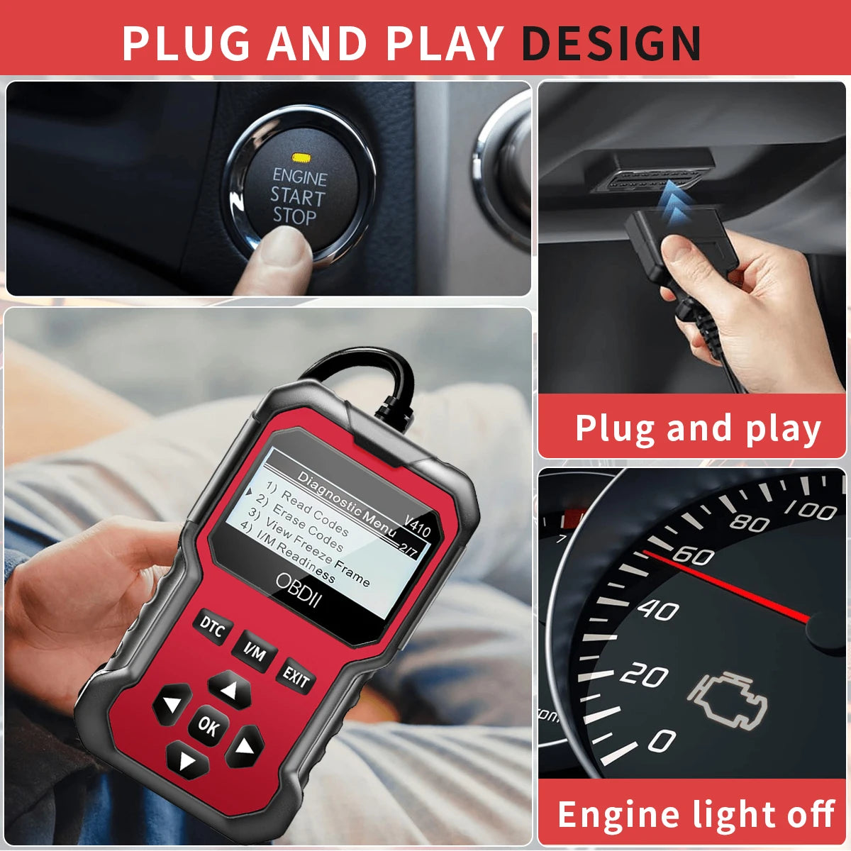 Professional OBD2 Diagnostic Scanner
