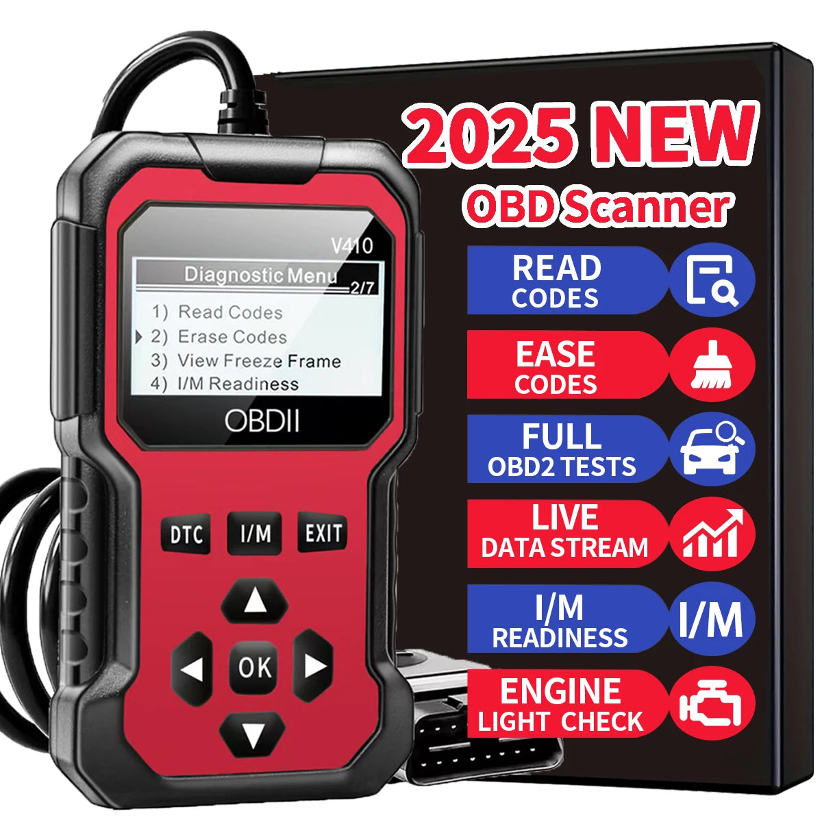 Professional OBD2 Diagnostic Scanner