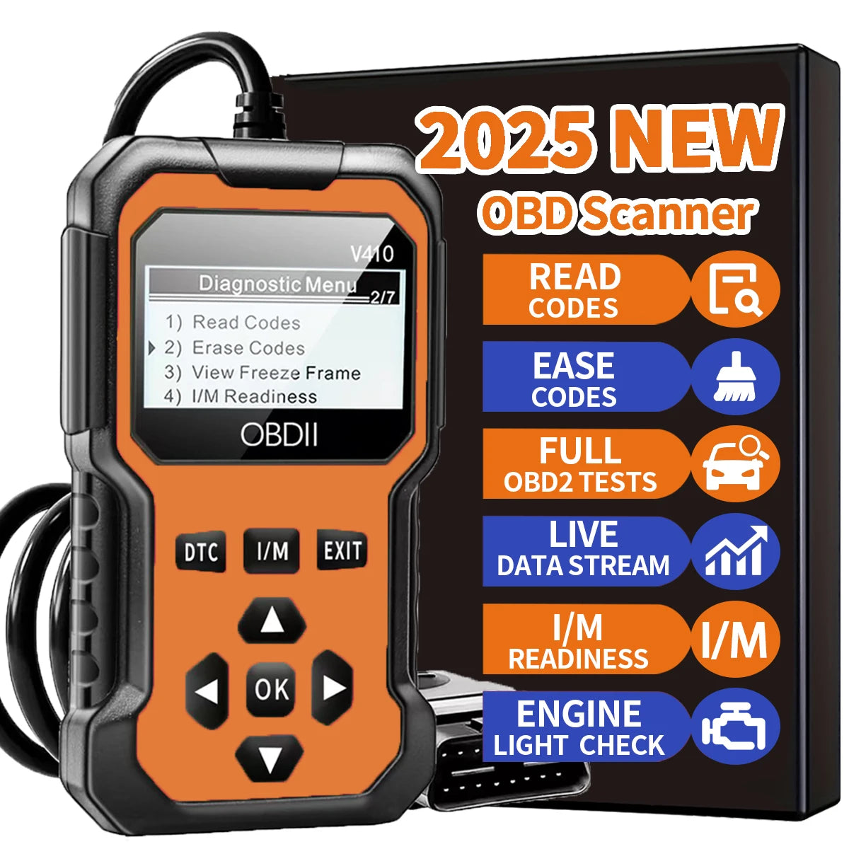 Professional OBD2 Diagnostic Scanner