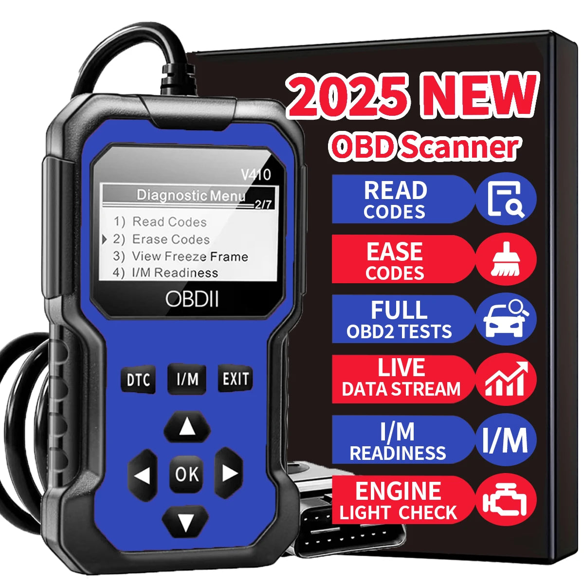 Professional OBD2 Diagnostic Scanner
