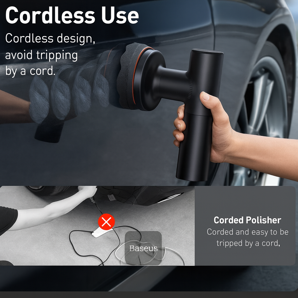 Wireless Waxing & Polishing Machine
