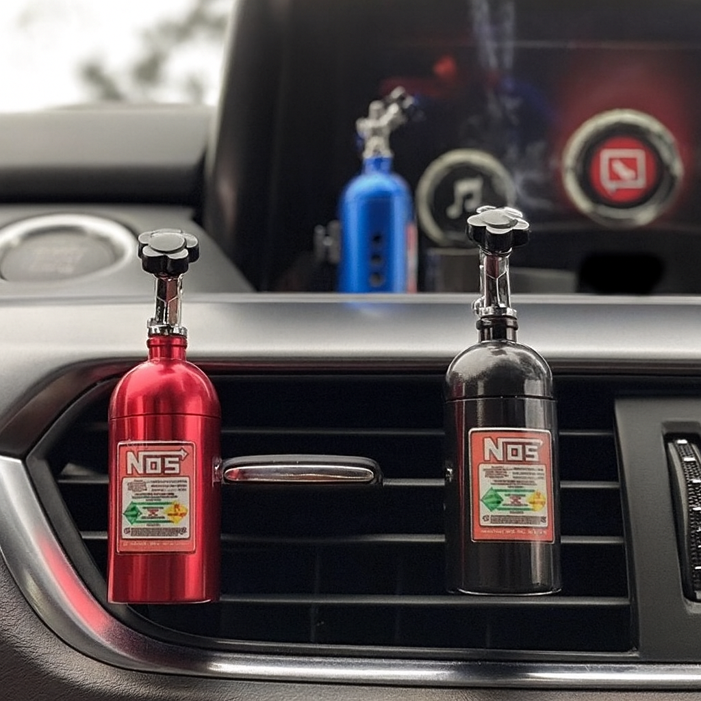 NOS Bottle Car Air Freshener